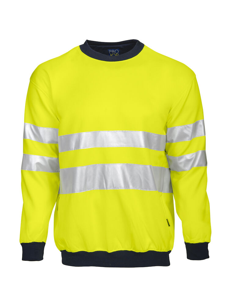 Projob - 6101 HI-VIS FELPA ROUNDNECK EN ISO 20471- classe 3