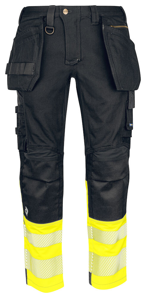 Projob - 6525 HI-VIS PANTALONI MULTITASCHE EN ISO 20471 - classe 1