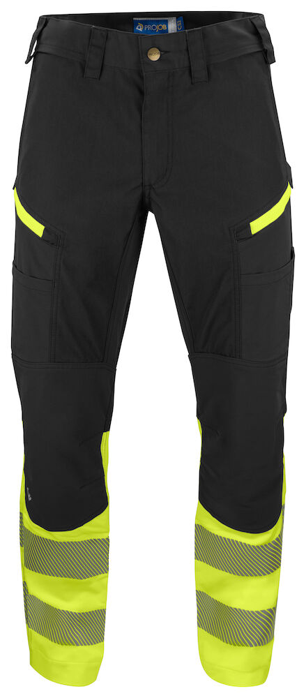 Projob - 6528 HI-VIS PANTALONI MULTITASCHE EN ISO 20471 - classe 1