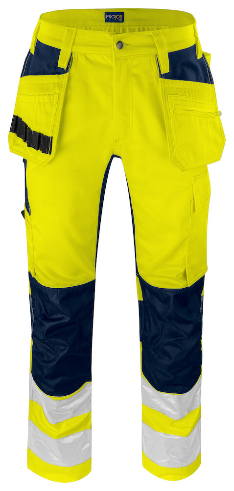 Projob - 6570 HI-VIS PANTALONI MULTITASCHE EN ISO 20471 - classe 2