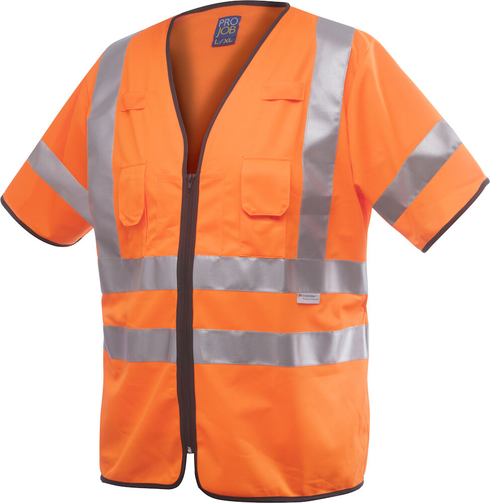 Projob - 6707 HI-VIS GILET MEZZA MANICA EN ISO 471 - classe 3