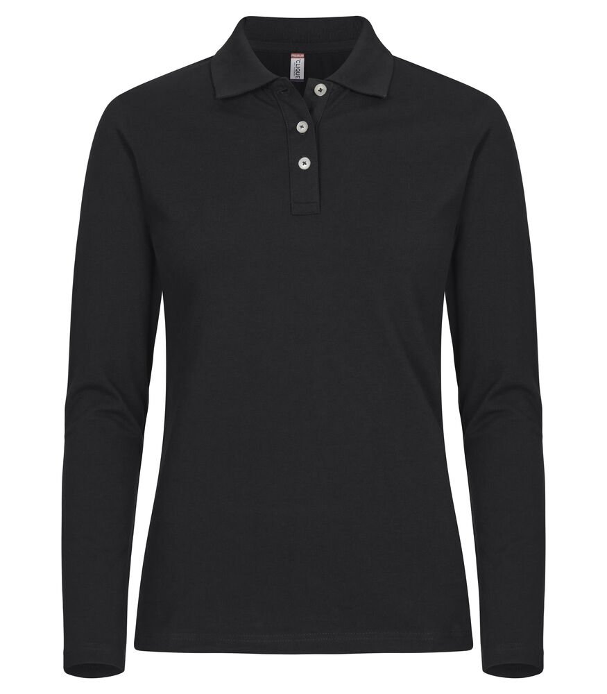 CLIQUE - Stretch Premium Polo LS Women (028263)