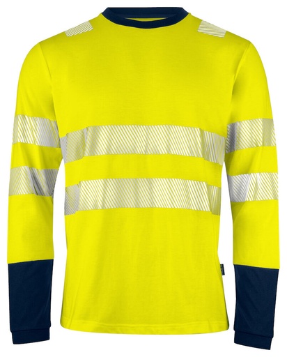 Projob - 6014 HI-VIS T-SHIRT MANICA LUNGA EN ISO 20471  - classe 3/2