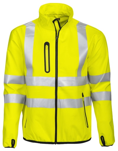 Projob - 6412 HI-VIS GIACCA SOFTSHELL EN ISO 20471 - classe 3