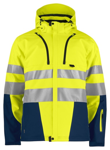 Projob - 6420 HI-VIS GIACCA SOFTSHELL IMBOTTITA EN ISO 20471 - classe 3/2